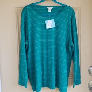 NWT Christopher and Banks long sleeve shirt